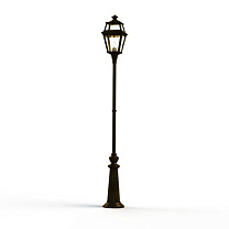 Place des Vosges 2 N° 8; Clear glass E27 105W; Gold patina