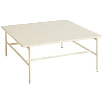 Rebar Coffee Table 80×84 см, каркас Alabaster / бежевый мрамор