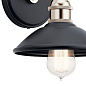 Clyde 1 Light Wall Sconce Black настенный светильник 45943BK Kichler — фото 1