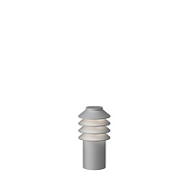 Bysted Garden Bollard / Фактура цвета алюминия / SHORT