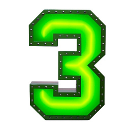 Графический светильник DelightFULL Number 3