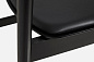 Pause dining chair 2.0 Black w/leather Woud, стул — фото 1