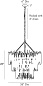 84033 Prescott Three Tiered Chandelier Arteriors люстра — фото 10