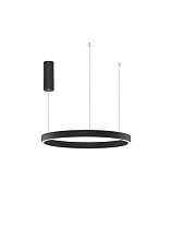 Triac Dimmable Sandy Black Aluminium & Acrylic LED 60 Watt 220-240 Volt 2552Lm 3000K IP20 Light Up & Down D: 60 H: 150 cm