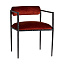 4896 Barbana Chair Rust Velvet Arteriors мягкое сиденье