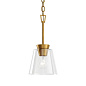 Zandi 7.6" 1 Light Mini Pendant Classic Gold подвесной светильник 82374 Kichler — фото 6