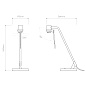 1441003 Edward Desk Astro lighting настольная рабочая лампа матовый чёрный / матовое золото — фото 10