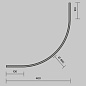 TRA184-R600-11B Maytoni Accessories for tracks Levity Комплектующие для систем освещения с токоведущими элементами Черный — фото 5