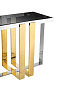 110669 Console Table Belgo polished ss | gold finish таблица Eichholtz