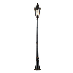 BT5-L Elstead Baltimore уличный фонарь на опоре с классическим многогранным корпусом и прозрачным стеклом