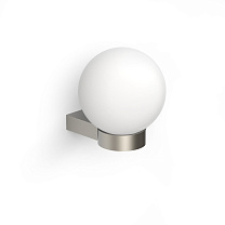 BAR LIGHT - Satin-finished nickel / White Satin