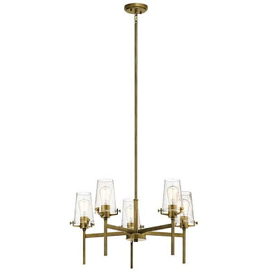 Alton 27" 5 Light Chandelier Natural Brass люстра 43694NBR Kichler