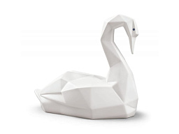 01009268 Lladro Origami фарфоровая фигурка лебедя в стиле оригами