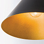 HL 6-1628 schwarz-gold Gunda Orion подвесной конический светильник — фото 5
