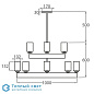 Milne 6 Light люстра Bella Figura CL50 6