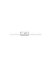 Chrome Steel, Aluminium & Acrylic LED 12Watt 220-240Volt 780Lm IP44 3000-4000K CCT by Dip Switch L:51.5 W:13.5 H:5 cm