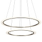 Hyvo 2 Ring XL LED Pendant Brushed Nickel подвесной светильник 83990 Kichler — фото 1