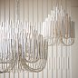 Люстра Arteriors Tilda Large, белёное дерево и белое железо — фото 4