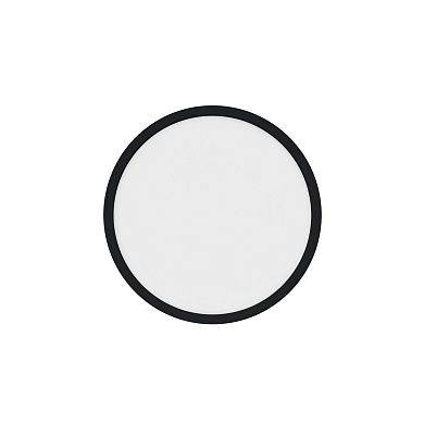 потолочный светильник с чёрной рамкой