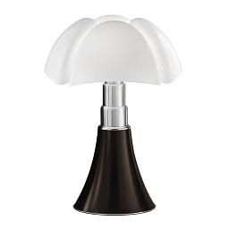 620/DIM/BD/L/1/MA Martinelli Luce PIPISTRELLO настольная лампа с куполообразным абажуром на металлической подставке