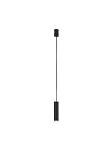 Black Aluminium LED 5Watt 120° 24Vdc 115Lm IP20 3000K D:3 H:80 cm