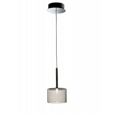 SPSPILLGGRCRG4L Axolight Spillray SP L современная люстра со стеклянным плафоном хром; серый