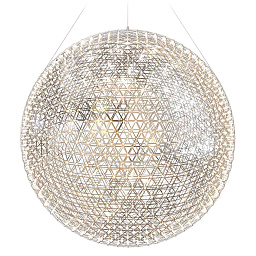 8718282359922 Moooi Raimond II подвесной светильник в форме геометрического шара из металлических нитей