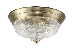 LLUVIA PL4 BRONZE D370 Crystal Lux Lluvia потолочный светильник с куполообразным стеклянным плафоном в бронзовой рамке