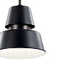 Lozano 9.5" 1 Light Pendant Black уличный подвесной светильник 59003BK Kichler