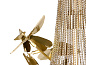 McQueen Подвесной светильник из латуни с кристаллами Сваровски LUXXU PID407464