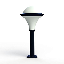 Dallas N° 7; Opal polycarbonate E27 75W; Steel blue