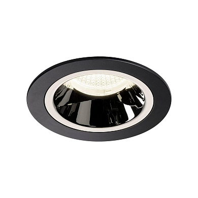 1003891 SLV NUMINOS® M DL светильник встраиваемый 500мА 17.5Вт с LED 4000K, 1660лм, 20°, черный/хром