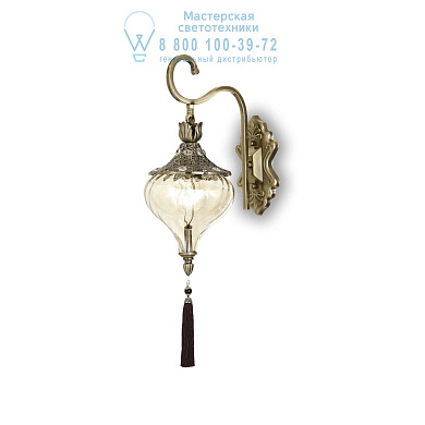115962 HAREM AP1 Ideal Lux настенный светильник античная латунь