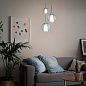 Подвесной светильник kalique sp1-3 d28 ideal lux 359779 — фото 1