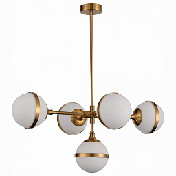 SL1157.303.05 ST-Luce Arbe подвесная люстра с шаровыми плафонами на перекрестных штангах