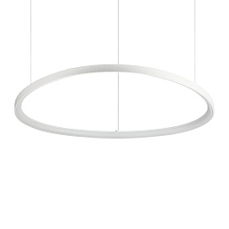 303895 Ideal lux Gemini подвесной светильник кольцевой формы белого цвета