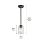 Winslow 1 Light Mini Pendant Olde Bronze подвесной светильник 44032OZ Kichler