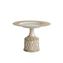 0007430-302 Villari Peacock сахарница с белым и золотым декором