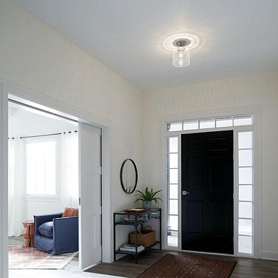 Winslow 1 Light Semi Flush Brushed Nickel потолочный светильник 44033NI Kichler