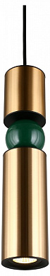 подвесной светильник цилиндрический бронза