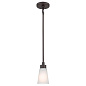 Erma 4.25" 1 Light Mini Pendant Olde Bronze подвесной светильник 52444OZ Kichler — фото 4