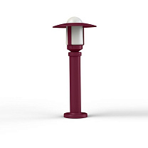 Newpark N° 4; Frosted glass E27 105W; Wine red