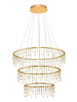 Triac Dimmable Gold Copper & Gold Aluminium LED 72 Watt 220-240 Volt 5866Lm IP20 3000K D: 80 H: 200 cm