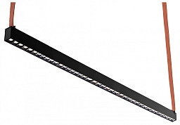 208237 Lightstar Nove линейный подвесной светильник для трек-ремня черного цвета 48V