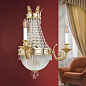 WA 2-1173/3+2 gold/478/260 klar-matt/Sch Empire Crystal Orion настенное бра — фото 2