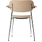 1176019 Audo Copenhagen Co Chair Хромированные ножки, сиденье + спинка + подлокотники из натурального дуба — фото 2