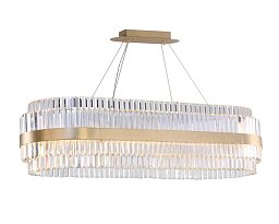 10242/120 oval brass Newport Kelly хрустальная люстра