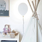 131208 Globen Lighting Balloon Настенный светодиодный светильник, белый — фото 1