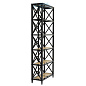 111891 Cabinet Bahamas black finish natural cane Eichholtz