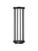 Dark Anthracite Die-Casting Aluminium & Clear Glass LED 8Watt 220-240Volt 428Lm 3000K IP65 D:16 H:50cm